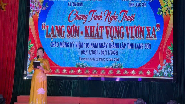 XÃ TÂN ĐOÀN TỔ CHỨC THÀNH CÔNG CHƯƠNG TRÌNH NGHỆ THUẬT “LẠNG SƠN – KHÁT VỌNG VƯƠN XA”