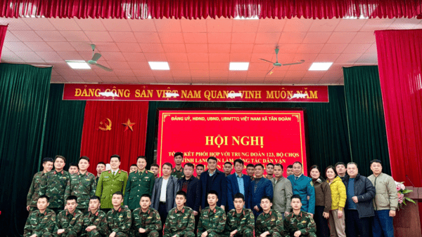 Tổng kết công tác dân vận trên địa bàn xã Tân Đoàn