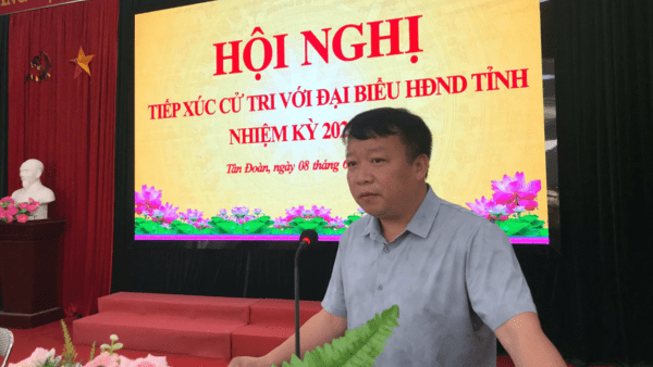 ĐẠI BIỂU HĐND TỈNH TIẾP XÚC CỬ TRI XÃ TÂN ĐOÀN TRƯỚC KỲ HỌP THƯỜNG LỆ GIỮA NĂM 2026