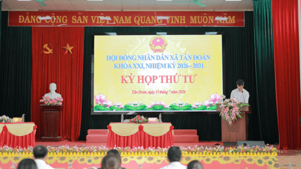 HĐND XÃ TÂN ĐOÀN TỔ CHỨC KỲ HỌP THỨ TƯ (KỲ HỌP THƯỜNG LỆ GIỮA NĂM 2026)