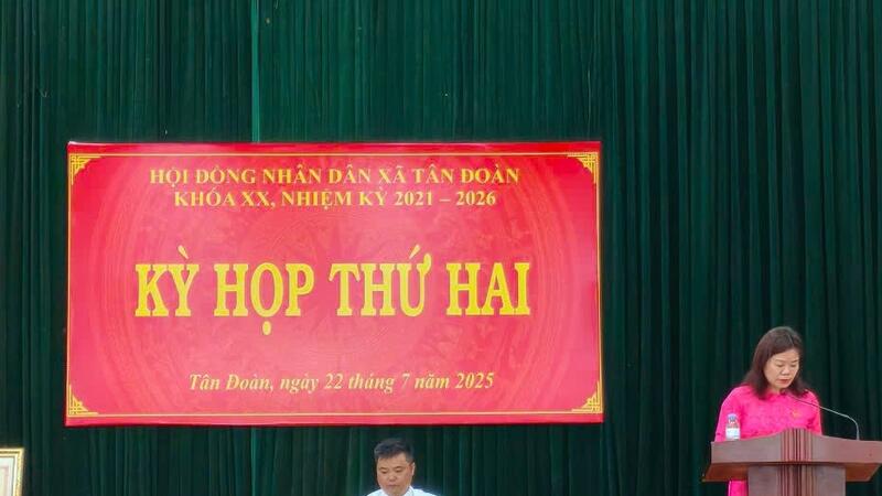 Kỳ họp thứ Hai HĐND xã Tân Đoàn